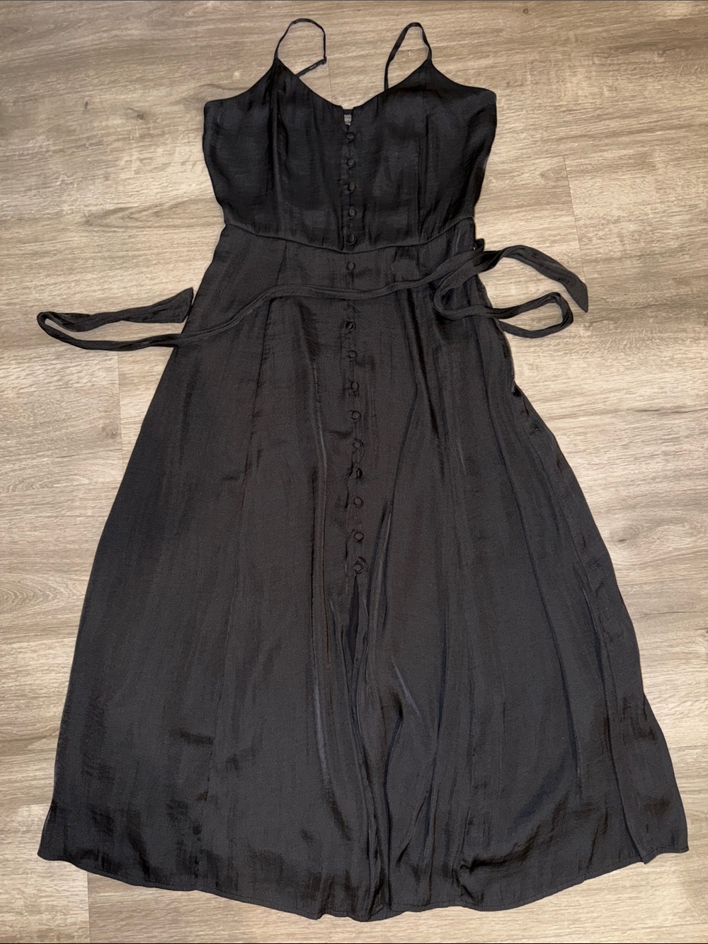 🇺🇸Firm Price🇺🇸Vince Camuto Stain Daytime V neck Midi dress - Picture 2 of 15